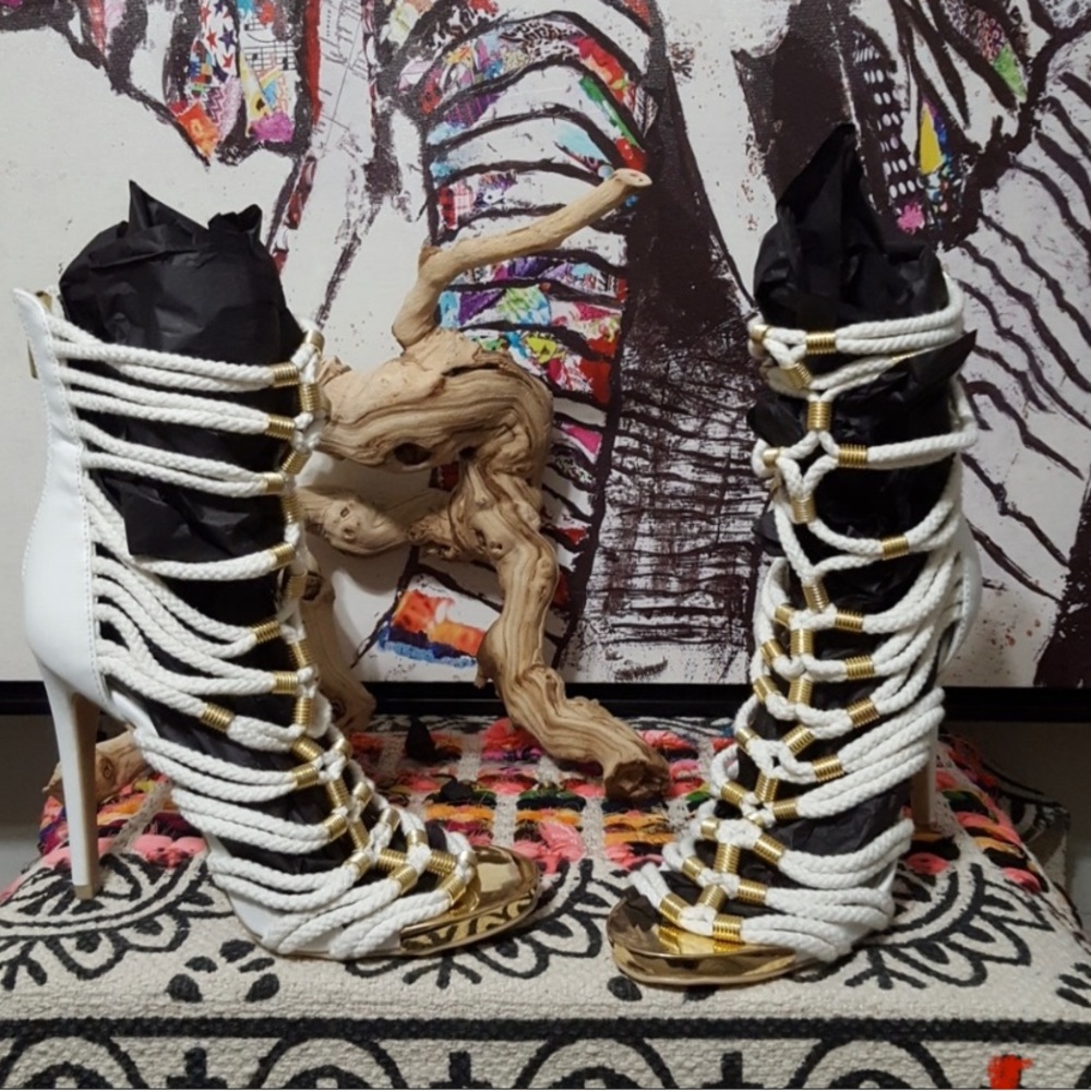 Wild Rose Rope heels - Picture 6 of 7